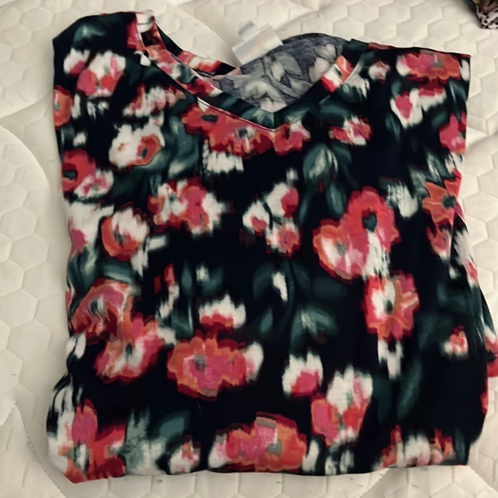 Beautiful water color floral. Emily swing dress. Long sleeves